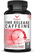 Cápsulas de Cafeína de Liberación Prolongada VALI 100mg - Suplemento Nootrópico Avanzado para Energía, Enfoque y Claridad. 120 Cápsulas Veganas - imagen 1