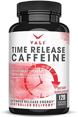 Cápsulas de Cafeína de Liberación Prolongada VALI 100mg - Suplemento Nootrópico Avanzado para Energía, Enfoque y Claridad. 120 Cápsulas Veganas - imagen 1