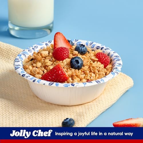 Tazones de Papel JOLLY CHEF de 16 oz, 156 Piezas, Desechables Resistentes a la Humedad, Ideal para Cenas o Acción de Gracias - imagen 5