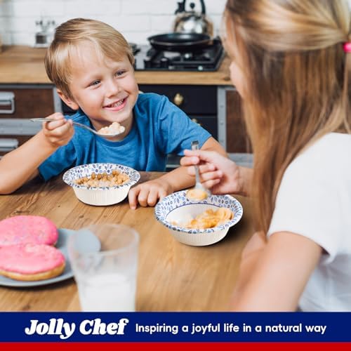 Tazones de Papel JOLLY CHEF de 16 oz, 156 Piezas, Desechables Resistentes a la Humedad, Ideal para Cenas o Acción de Gracias - imagen 7