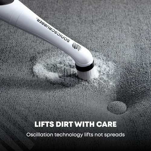 Cepillo Limpiador Eléctrico SonicScrubber - Cepillo Giratorio para Hogar, Cocina y Baño - Limpiador de Lechada y Moho (Sistema de Lavado) - imagen 4
