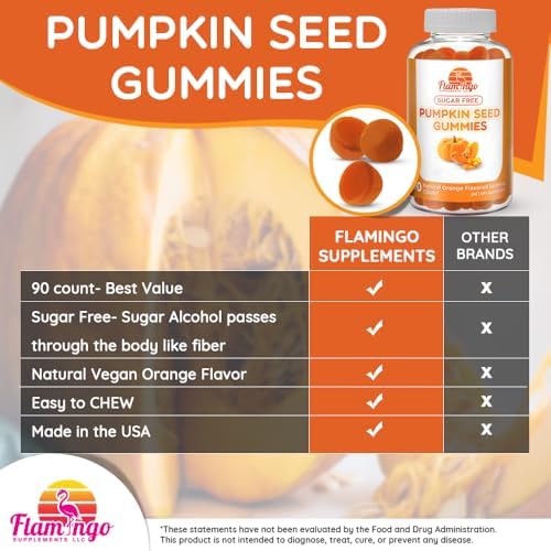 Gomitas de Aceite de Semilla de Calabaza Sin Azúcar - Suplemento Vegano para Crecimiento del Cabello, Apoyo a la Vejiga y Piel Joven - 90 Unidades - imagen 4