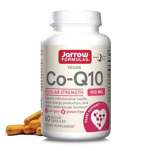 Jarrow Formulas Co-Q10 100 mg - Soporte Antioxidante para la Salud Mitocondrial, Energía Celular y Función Cardiovascular - 60 Cápsulas Veganas - Sin - imagen 6