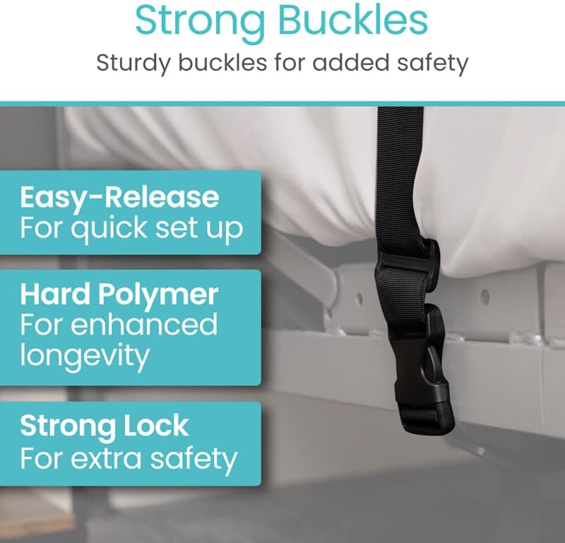 Frenos para Cama Vive para Pacientes Mayores con Demencia - Cinturón de Seguridad para Silla de Ruedas y Cama - Dispositivo de Prevención de Caídas - imagen 7