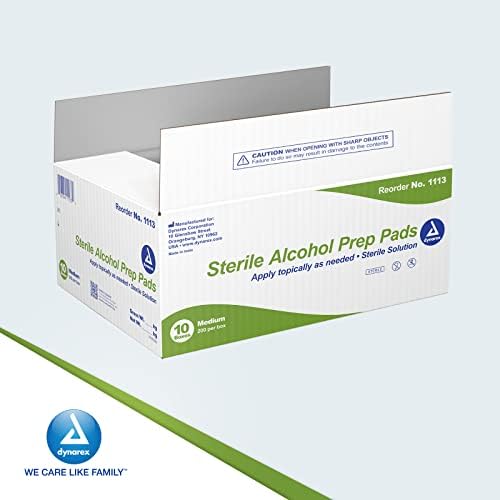 Dynarex 1113-CS Almohadillas Estériles de Preparación con Alcohol Sin Látex, 4.2 Libras (Paquete de 2000) - imagen 8