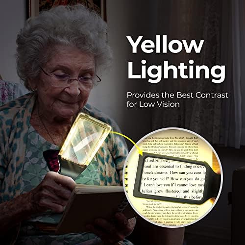 Lupa Magnipros Patente 3X Grande con Luz | 3 Modos de Luz de Color | Lente Antirreflejo y LEDs Regulables | Ideal para Leer y Inspección - Perfecta - imagen 4