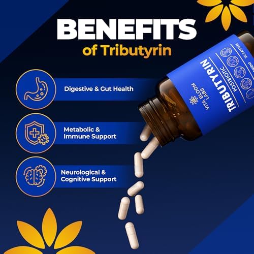 Suplemento de Tributirina - Mejor Absorción y Más Efectivo que el Butirato de Sodio - Salud Intestinal y Digestiva - 3 en 1 Postbióticos para - imagen 4