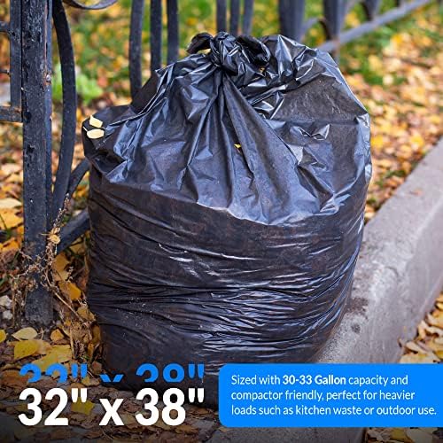 Bolsas de Basura Reli. SuperValue de 33 Galones | Paquete de 125 | Hechas en EE. UU. | Resistente | Bolsas Negras Multiusos - imagen 4