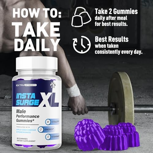 Gomitas Insta Surge XL, Suplemento Multivitamínico Natural para Estilo de Vida Activo, 60 Gomitas de Máxima Potencia - imagen 5