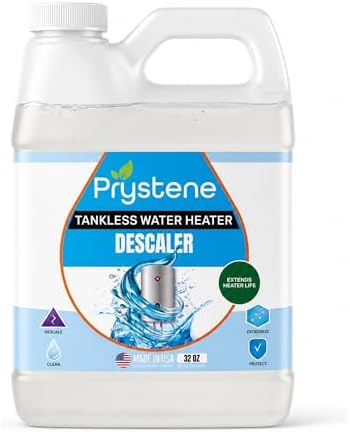 Desincrustante para Calentadores de Agua Sin Tanque Prystene — Solución Líquida de 32 oz para Desincrustar y Limpiar — Elimina Sarro, Restaura - imagen 1