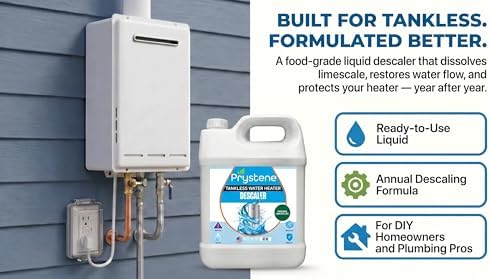 Desincrustante para Calentadores de Agua Sin Tanque Prystene — Solución Líquida de 32 oz para Desincrustar y Limpiar — Elimina Sarro, Restaura - imagen 5