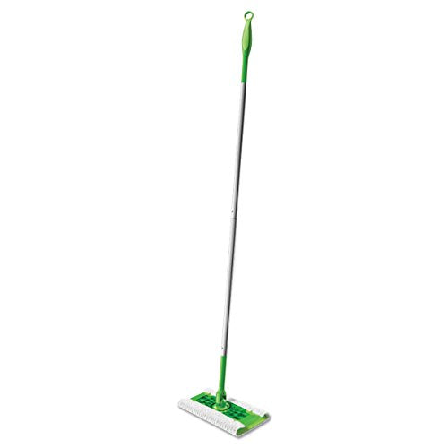 Mopa Swiffer Sweeper, Cabezal de Tela Blanco 10 x 4.8, Mango de Aluminio/Plástico Verde/Plata de 46 - imagen 5