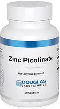 Zinc Picolinato de Douglas Laboratories - 50 mg - Suplemento Mineral para el Sistema Inmunológico, Antioxidantes y Piel - 100 Cápsulas - imagen 1
