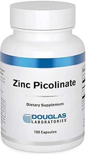 Zinc Picolinato de Douglas Laboratories - 50 mg - Suplemento Mineral para el Sistema Inmunológico, Antioxidantes y Piel - 100 Cápsulas - imagen 1