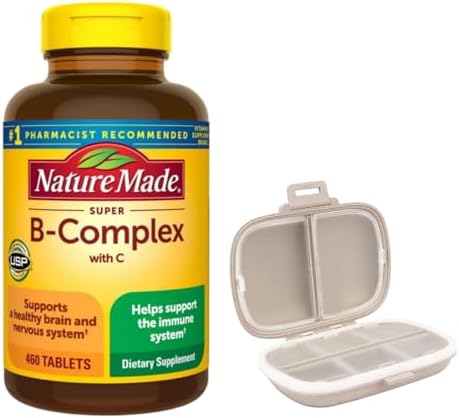 Nature Made Super B Complex, Paquete de 460 Tabletas con Organizador de Pastillas (2 Artículos) - imagen 1