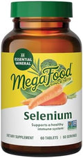 MegaFood Selenio - 50 mcg - Suplemento con Mezcla de Alimentos y Hierbas - Apoyo Inmunológico - Vegano, Sin OGM - Sin 9 Alergenos Alimentarios - 60 - imagen 1