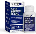 Suplemento para Dormir SleepXL - Fórmula No Adictiva para Dormir Más Rápido y Mejor - 5 Ingredientes Clave: Melatonina, L-Teanina, Manzanilla, - imagen 1