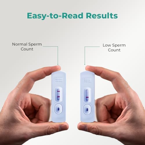 Kit de Prueba de Fertilidad Wiggle Wise para Hombres – Análisis de Semen en Casa – Mide el Conteo de Espermatozoides Normal o Bajo – Rápido, Privado - imagen 2