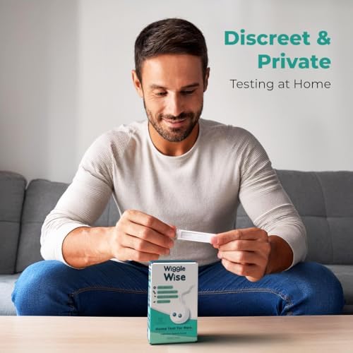 Kit de Prueba de Fertilidad Wiggle Wise para Hombres – Análisis de Semen en Casa – Mide el Conteo de Espermatozoides Normal o Bajo – Rápido, Privado - imagen 4