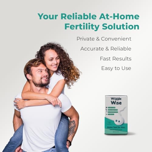 Kit de Prueba de Fertilidad Wiggle Wise para Hombres – Análisis de Semen en Casa – Mide el Conteo de Espermatozoides Normal o Bajo – Rápido, Privado - imagen 7