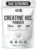 Creatina HCL en Polvo Sin Sabor - Suplemento para Hombres y Mujeres, 9 oz (255 g) - Apoya Fuerza Muscular, Energía y Hidratación Celular - imagen 1