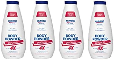 Polvo Corporal Ammens Original – Fórmula Limpia Sin Talco, Protección 4X Todo el Día, 11 oz (Paquete de 4) - imagen 1