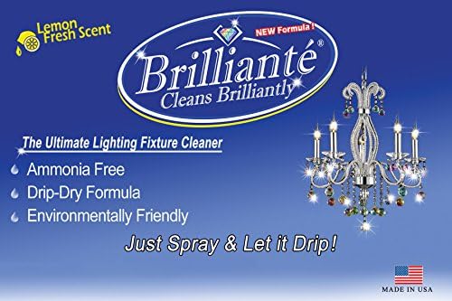 Limpiador de Candelabros BRILLIANTE en Spray Manual de 32oz, Seguro para el Medio Ambiente, Libre de Amoníaco, Fórmula de Secado Rápido, Hecho en EE. - imagen 3