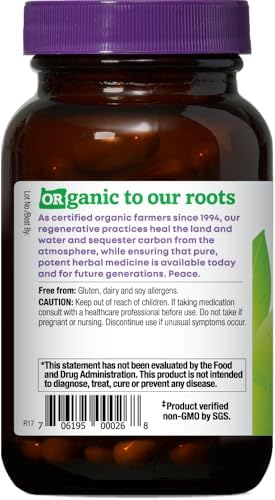 Suplemento Orgánico de Raíz de Diente de León de Oregon's Wild Harvest | Amargo Herbal Tradicional, 90 Cápsulas Veganas - imagen 3