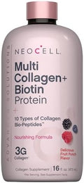 NeoCell Colágeno Líquido Multi Peptidos | 16 fl oz | con Biotina | Fórmula Avanzada | 10 Tipos de Bio-Péptidos | Para Cabello, Piel y Uñas - imagen 1