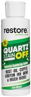 Crema Limpiadora y Quitamanchas para Encimeras de Cuarzo Quartz Stain Off | Elimina manchas de café, agua, grasa y alimentos | No abrasiva y sin - imagen 7