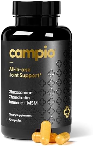 Suplemento Campio Todo en Uno para Articulaciones: Glucosamina 1500mg, Condroitina, MSM, Cúrcuma, Ácido Hialurónico, Boswellia, Jengibre, Bambú y - imagen 1