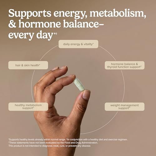 Terry Naturally Cuidado de Tiroides Plus - Yodo + L-Tirosina, 60 Cápsulas - Suplemento para la Tiroides con Selenio, Promueve Energía y Metabolismo - - imagen 4