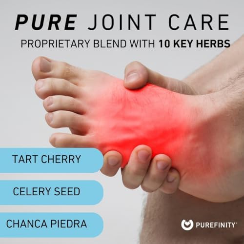 Cápsulas PUREFINITY para Limpiar y Aclarar Ácido Úrico – Soporte Diario para Articulaciones con Extracto de Cereza Ácida, Cúrcuma, Semilla de Apio, - imagen 2