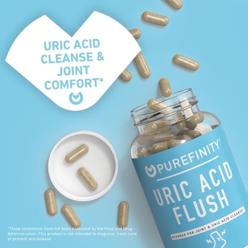 Cápsulas PUREFINITY para Limpiar y Aclarar Ácido Úrico – Soporte Diario para Articulaciones con Extracto de Cereza Ácida, Cúrcuma, Semilla de Apio, - imagen 6