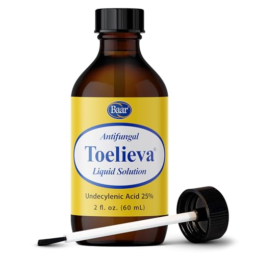 Baar Products - Solución Líquida Antifúngica Toelieva - 25% Ácido Undecilénico, Aceite de Oliva Orgánico, Extracto de Semilla de Pomelo - Máxima - imagen 1