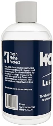 Karran Luster Pro Aceite 8 oz para Fregaderos de Cuarzo/Granito - imagen 3