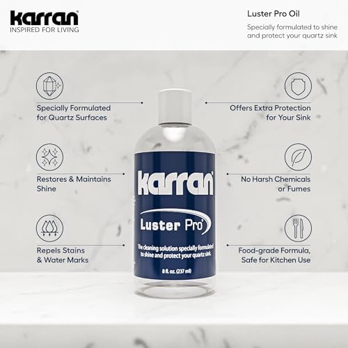 Karran Luster Pro Aceite 8 oz para Fregaderos de Cuarzo/Granito - imagen 4