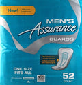Guardias para Hombre Assurance - Paquete de 52 - Nueva Mejora con Doble Barrera Antifugas - imagen 1