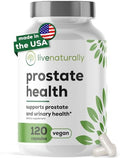 Suplemento para la Salud Prostática Livenaturally para Hombres, Fórmula Avanzada con Saw Palmetto, Semilla de Calabaza, Raíz de Ortiga, Zinc, Selenio - imagen 1