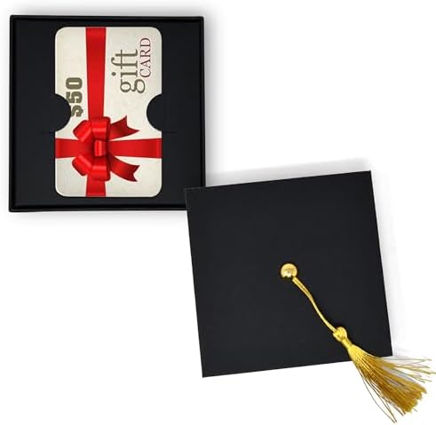 Caja Porta Tarjetas de Regalo en Forma de Gorro de Graduación con Borla, Paquete de 6, Suministros para Fiestas de Graduación - imagen 7