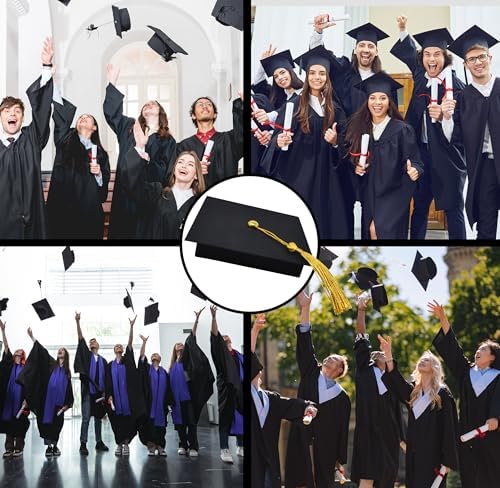 Caja Porta Tarjetas de Regalo en Forma de Gorro de Graduación con Borla, Paquete de 6, Suministros para Fiestas de Graduación - imagen 8