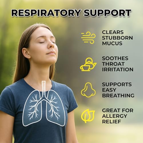 Gotas de Mullein Inhale – Extracto Orgánico de Hoja de Mullein para Limpieza Pulmonar y Broncial | Alivio de Mucosidad y Soporte Respiratorio | Para - imagen 3