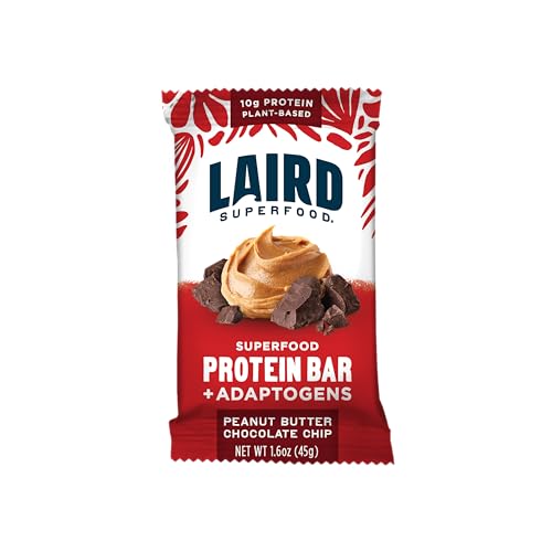 Barras de Proteína Funcionales Laird Superfood – Mejor que una barra de proteína, con ingredientes reales, 10g de proteína vegetal, 6g de fibra - Sin - imagen 1