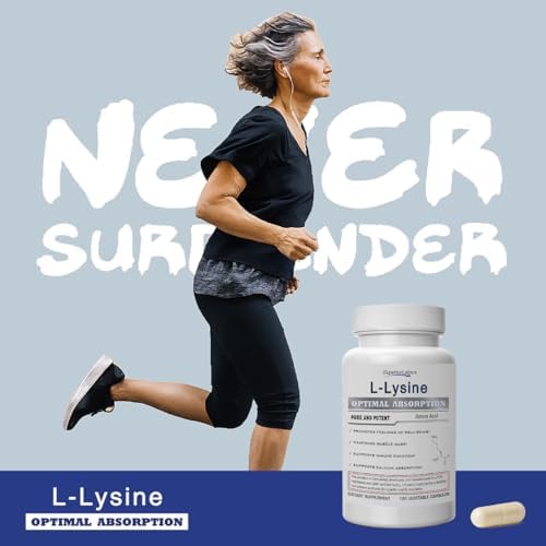 Cápsulas de L-Lisina 500 mg de Superior Labs, 100% Puras y No Transgénicas, Sin Rellenos, Sin Gluten, Apoya el Sistema Inmunológico, 120 Cápsulas - imagen 5