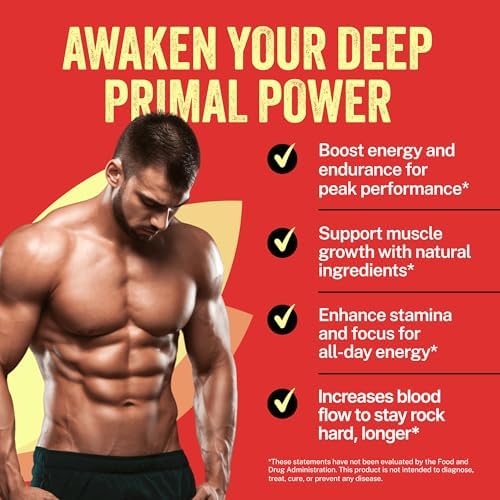 Suplemento Natural para Mejora Masculina - Pastillas Erectas para Aumentar 2 en 60 Días, Potencia, Energía y Resistencia, Aumentador de Testosterona - imagen 5