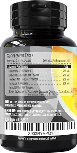 Suplemento Natural para Mejora Masculina - Pastillas Erectas para Aumentar 2 en 60 Días, Potencia, Energía y Resistencia, Aumentador de Testosterona - imagen 8