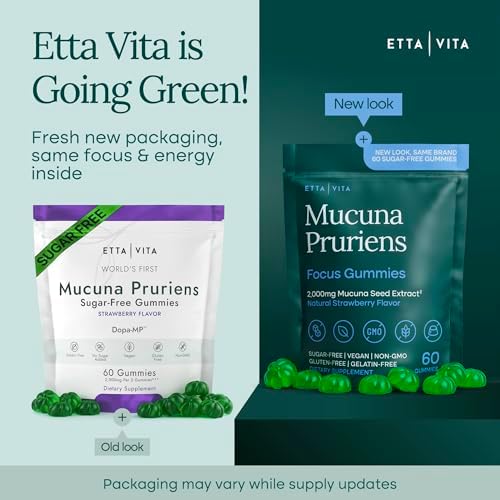 Suplemento de Dopamina - Gomas de Mucuna Pruriens Sin Azúcar (2g/porción) para Energía y Enfoque - Extracto Potente de Mucuna Pruriens, Veganas, Sin - imagen 4