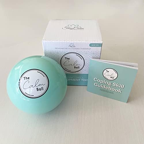 The Calm Ball – Bola mágica diseñada por terapeutas con 20 estrategias de calma y guía – Herramienta de regulación emocional y regalo de salud mental - imagen 8