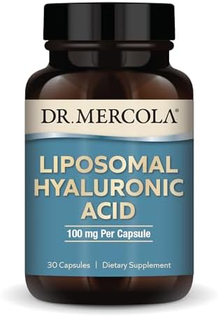 Ácido Hialurónico Liposomal Dr. Mercola, 30 Cápsulas, 100 mg por Cápsula, Suplemento Dietético, Mejora la Apariencia de la Piel, Sin OGM - imagen 1