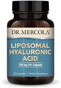 Ácido Hialurónico Liposomal Dr. Mercola, 30 Cápsulas, 100 mg por Cápsula, Suplemento Dietético, Mejora la Apariencia de la Piel, Sin OGM - imagen 1